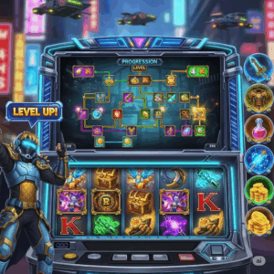 Slot dengan sistem leveling dan progresi pemain